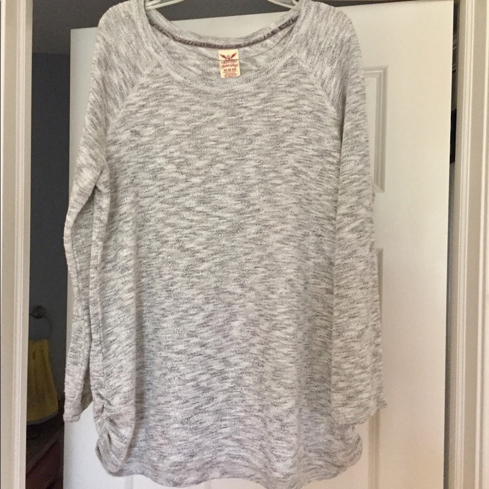 gray sweater
